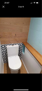 Photo de galerie - Rénovation d’un petit wc 