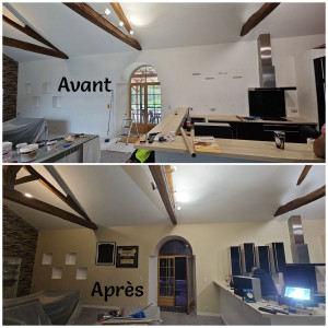 Photo de galerie - Peinture d'un salon