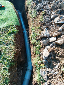 Photo de galerie - Réparation canalisation eau de pluie 