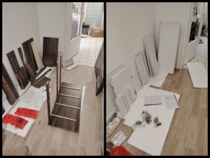 Photo de galerie - Montage meuble cuisine et commode 