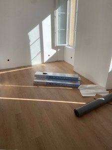 Photo de galerie - Pose de parquet - Revêtement de sol