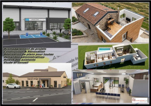 Photo de galerie - Plans avec rendus photoréalistes 
en 3D intérieure et extérieure  