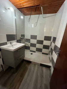 Photo de galerie - Création espace salle de bain (douche extra plate)