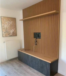 Photo de galerie - Murs télé en claustra 