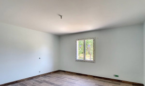 Photo de galerie - Carrelage + cloison placo, enduit et peinture 