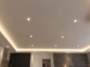 Photo de galerie - Implantation et pose de spots Led 