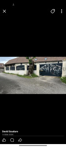 Photo de galerie - Portail découpe laser peinture epoxy fait sur mesure 100% 
soudure & Design 
