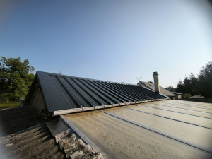 Photo de galerie - Réalisation de toiture en taule 