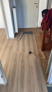 Photo de galerie - Pose de parquet - Revêtement de sol