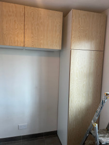 Photo de galerie - Montage meuble et fixation au mur 