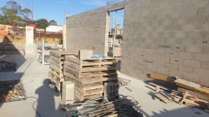 Photo de galerie - Un chantier sur lequel je travaillais en qualité de maçon.