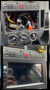 Photo de galerie - Montage auto radio Android 