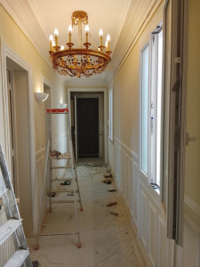Photo de galerie - Peinture et rénovation d’un couloir 