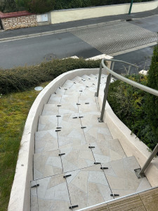 Photo de galerie - Travaux d’escalier de carrelage