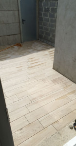 Photo de galerie - Réalisation d'une terrasse en pose scellé, rendu canon ?