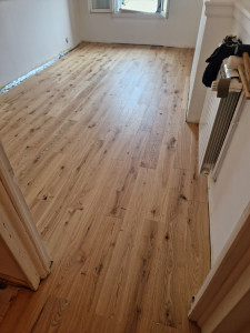 Photo de galerie - Pose de parquet - Revêtement de sol