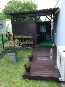 Photo de galerie - Création d’un petit espace détente 