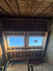 Photo de galerie - Velux Création avec modifications de charpente 
