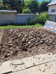 Photo de galerie - Labour avec micro tracteur