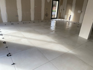 Photo de galerie - Pose de 90x90 maison neuve
