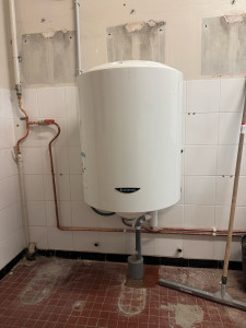 Photo de galerie - Installation d’un ballon d’eau chaude 