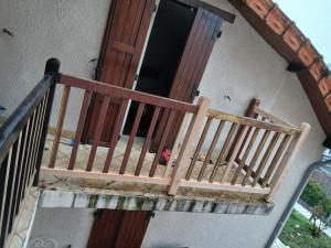 Photo de galerie - Restauration barrière 
