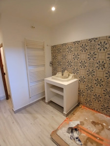 Photo de galerie - Création d’un meuble sous évier dans sdb