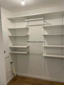 Photo de galerie - Conception étagère avec des système crémaillère