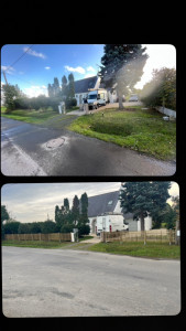 Photo de galerie -  pose d’une clôture 