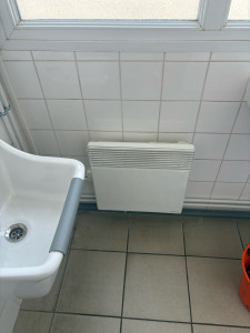 Photo de galerie - Pose de radiateur électrique 