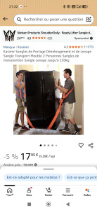 Photo de galerie - Je possède des harnais de manutention 