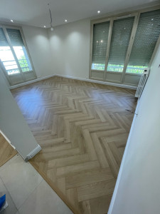 Photo de galerie - Parquet  stratifié .