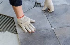 Photo de galerie - Pose carrelage, faience, enduit, petite maçonnerie, pose parquet