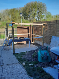 Photo de galerie - Construction cabane de jardin