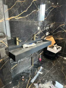 Photo de galerie - Installation double vasque 