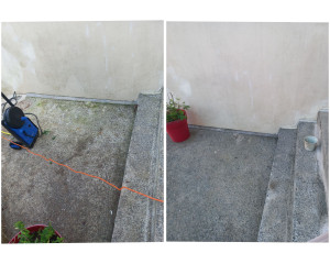 Photo de galerie - Réalisation d'un nettoyage au karcher 