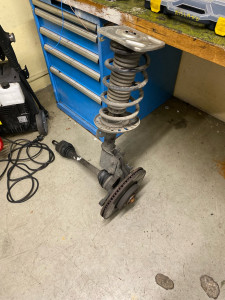 Photo de galerie - Échange bras de suspension complet 