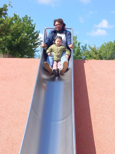 Photo de galerie - Au parc pour jouer avec l’enfant que je gardais 