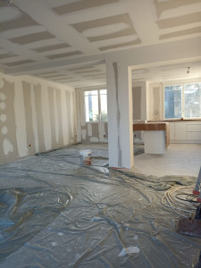 Photo de galerie - Placo bande et ratissage 
