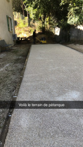 Photo de galerie - Terrain de pétanque
