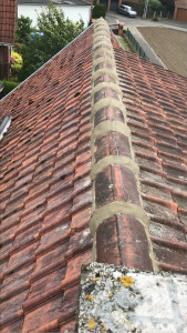 Photo de galerie - Faîtage au mortier 