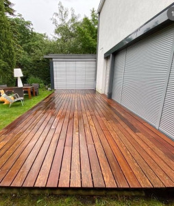 Photo de galerie - Rénovation terrasse en bois exotique.