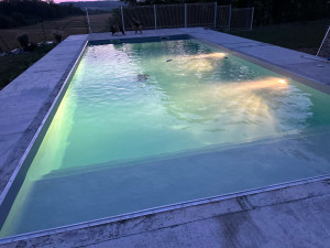 Photo de galerie - éclairage piscine
