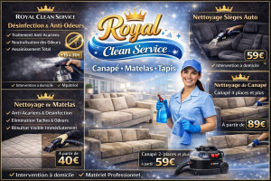 Photo de galerie - Propose un service de nettoyage textile ameublement