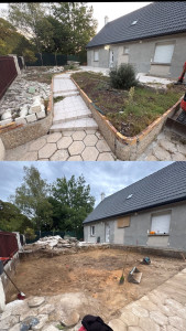 Photo de galerie - Démolition et terrassement 44t de terre sortie ! 