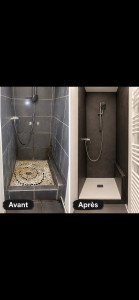 Photo de galerie - Rénovation complète d’une douche 