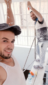 Photo de galerie - Enduit et peinture 