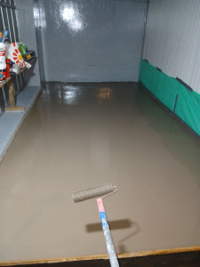 Photo de galerie - Ragréage box garage