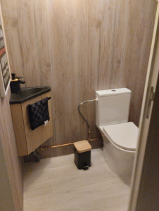 Photo de galerie - Petite réalisation d'un WC.
