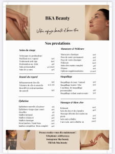 Photo de galerie - Tarifs prestations 